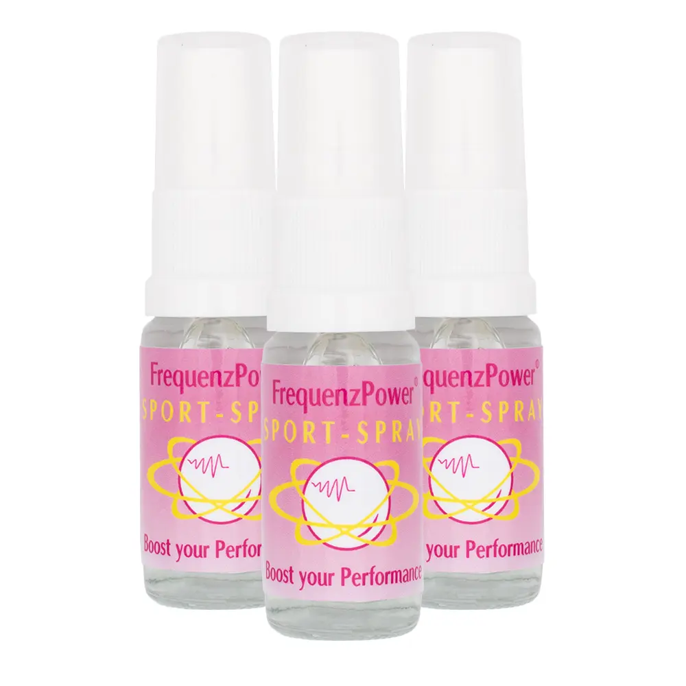 3x FrequenzPower® SPORT SPRAY